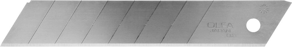 Сегментированные лезвия 18 мм, 50 шт, в пластиковом кейсе + блистер OLFA OL-LB-50B