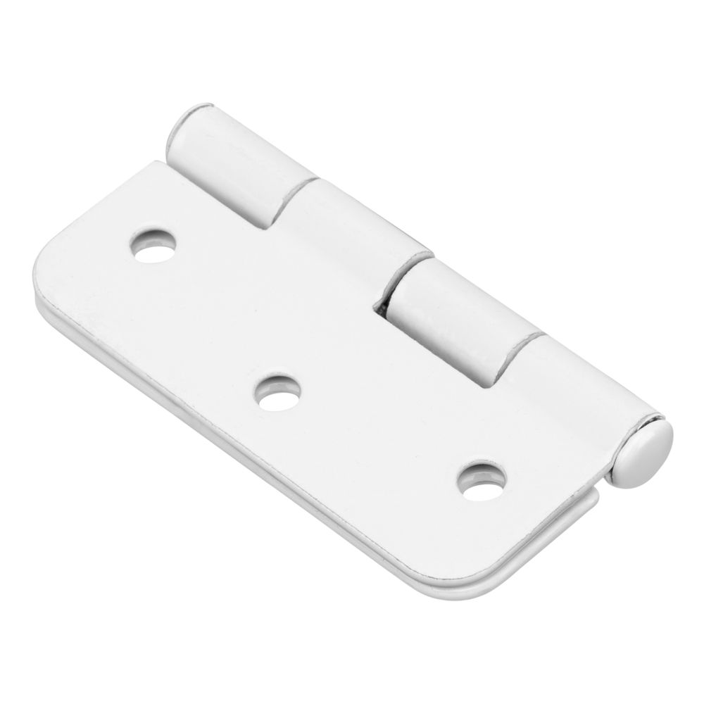 Петля накладная ПН5-60, белая, 4 шт, (Металлист) (91561)