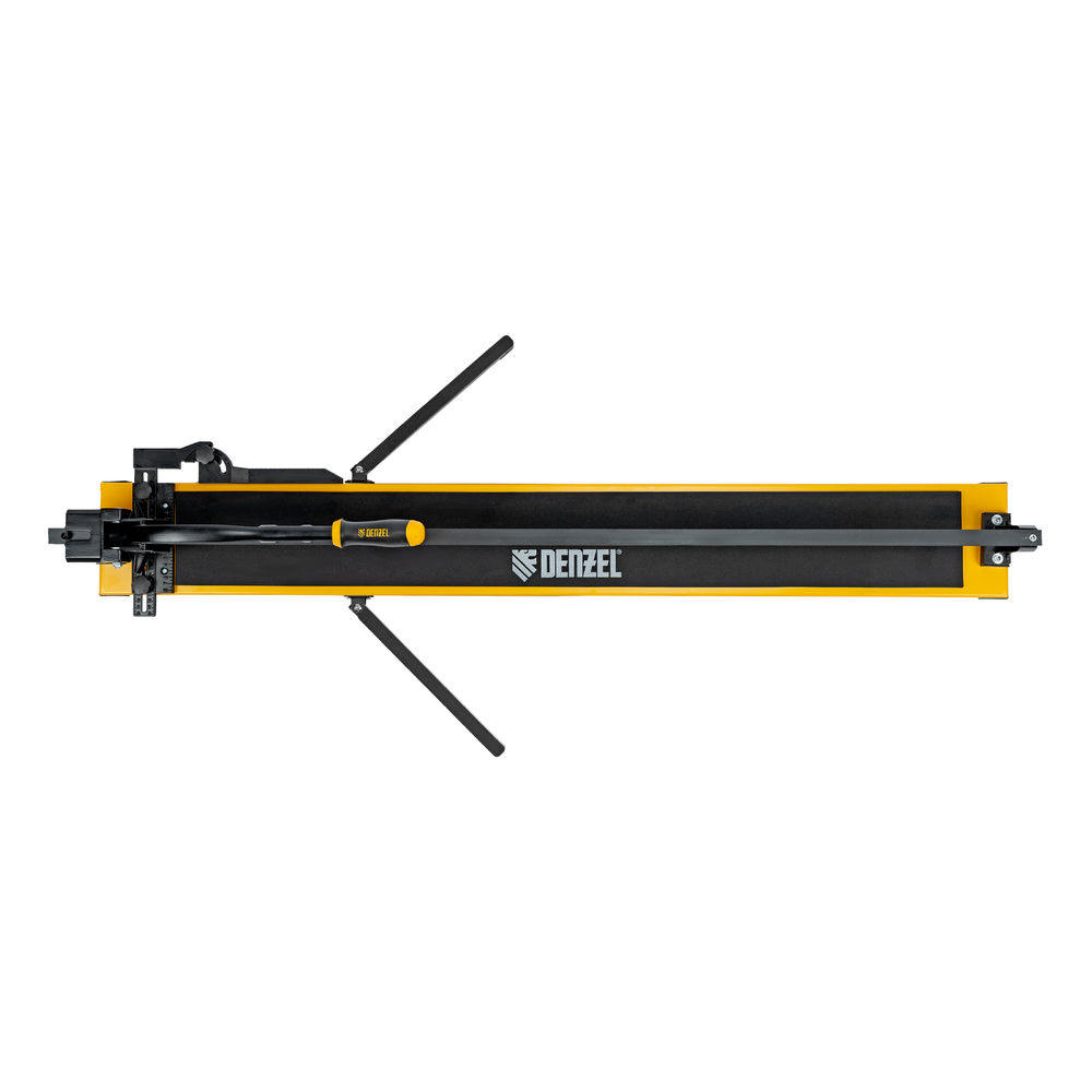Плиткорез рельсовый 1200х16мм, каретка на подш., стальная станина, усил. рукоятка-пенал Denzel (877020)