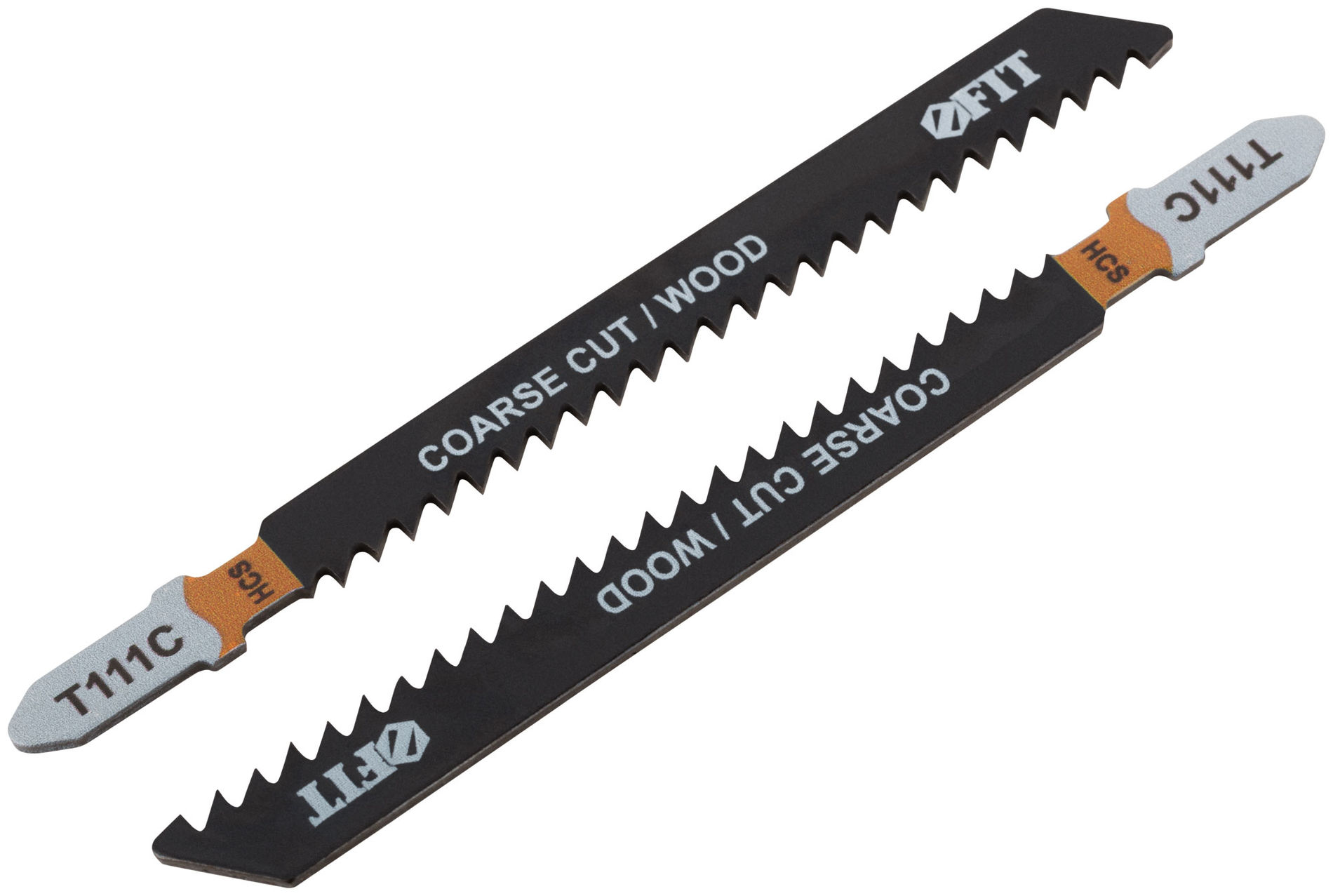 Полотна по дереву, HCS, разведенные, фрезерованные зубья, 100/74/3 мм (Т111С), 2 шт. (40881)