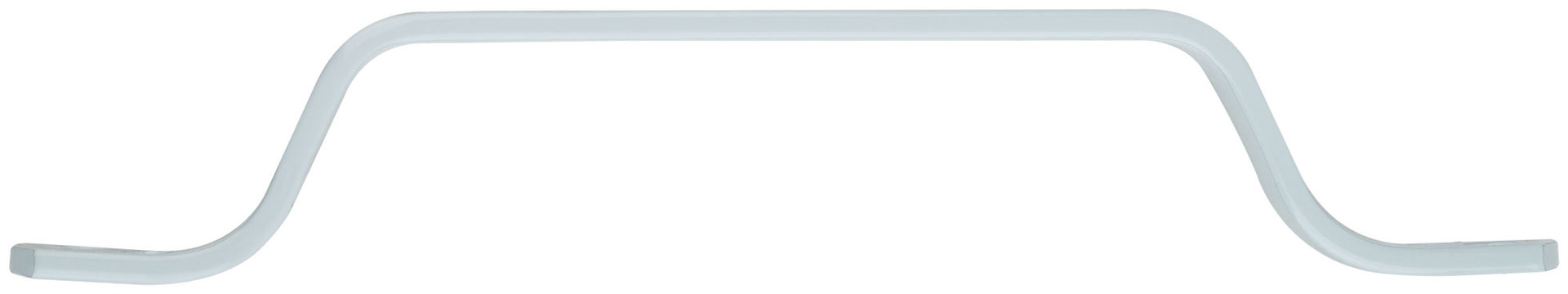 Ручка скоба плоская, 125 мм, белая (66799)