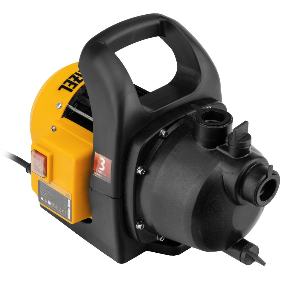 Садовый поверхностный насос GPL600, 600 Вт, 3000 л/ч, подъем 35 м, пластик Denzel (97301)