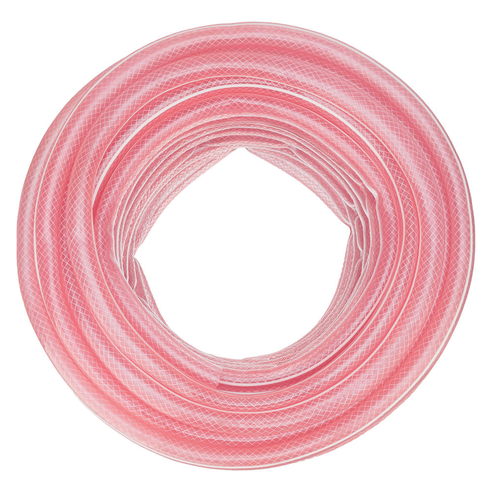 Шланг эластичный 3/4, 50 м, прозрачный розовый Palisad (67676)
