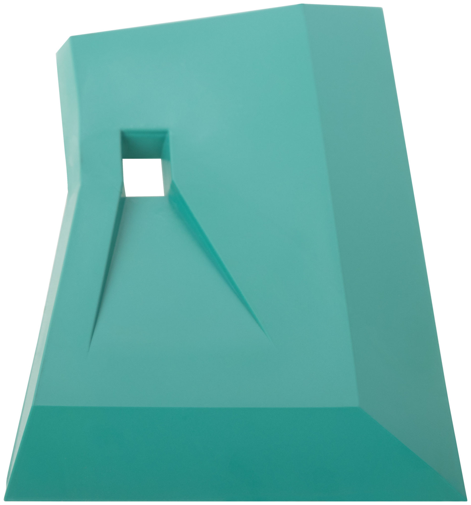 Шпатель, мягкий ПВХ пластик, две рабочие кромки 80 мм / 140 мм (06891)