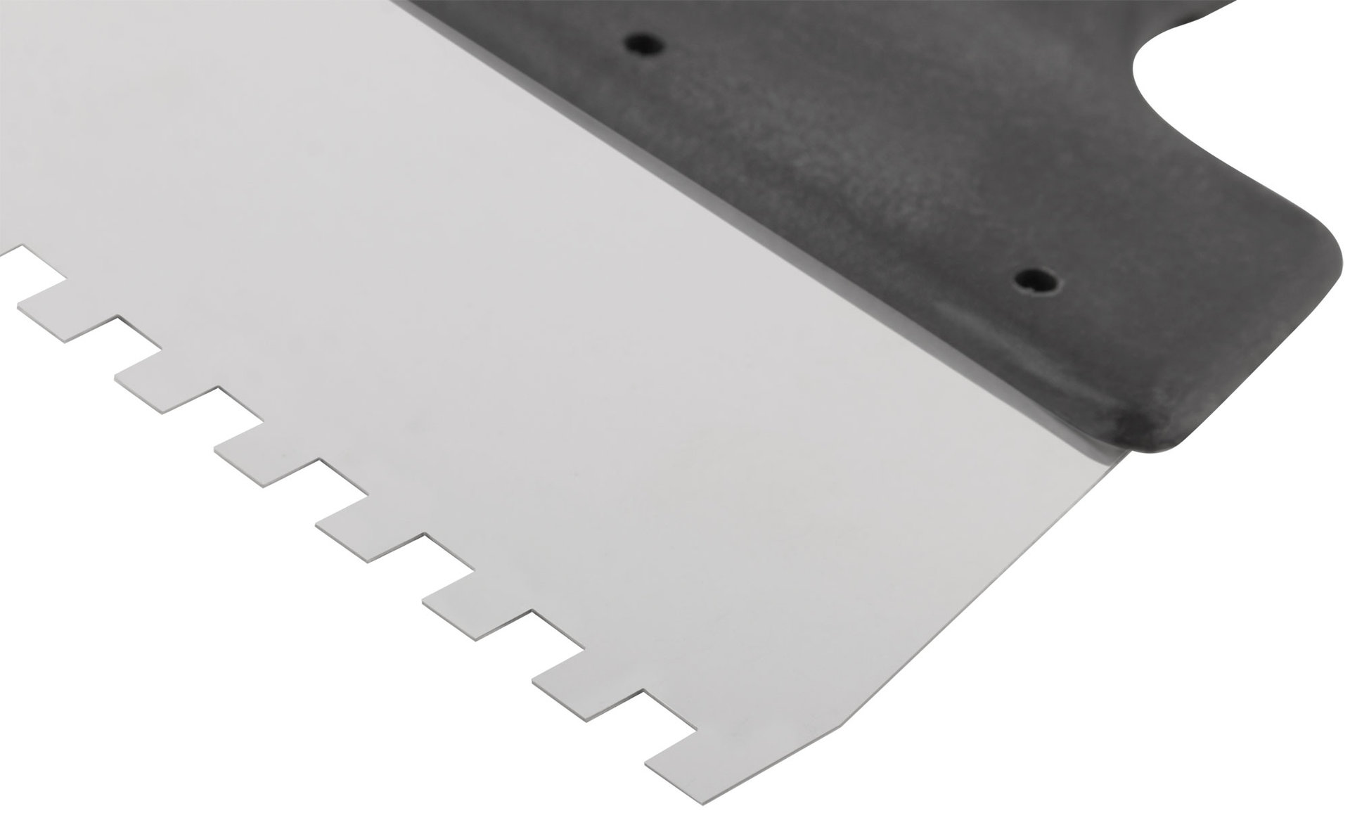 Шпатель фасадный нержавеющий зубчатый 150 мм / зуб 6 мм (06601)