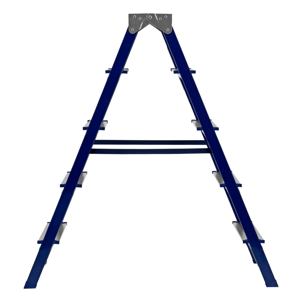 Стремянка двусторонняя 5 ступеней, стальная, Сибртех (97935)