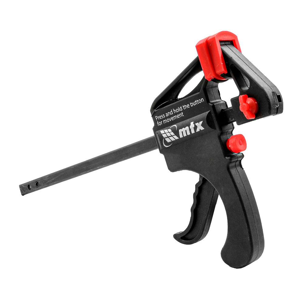 Струбцина универсальная F-образная, 150 х 265 х 45 мм, пластиковый корпус MTX (205619)