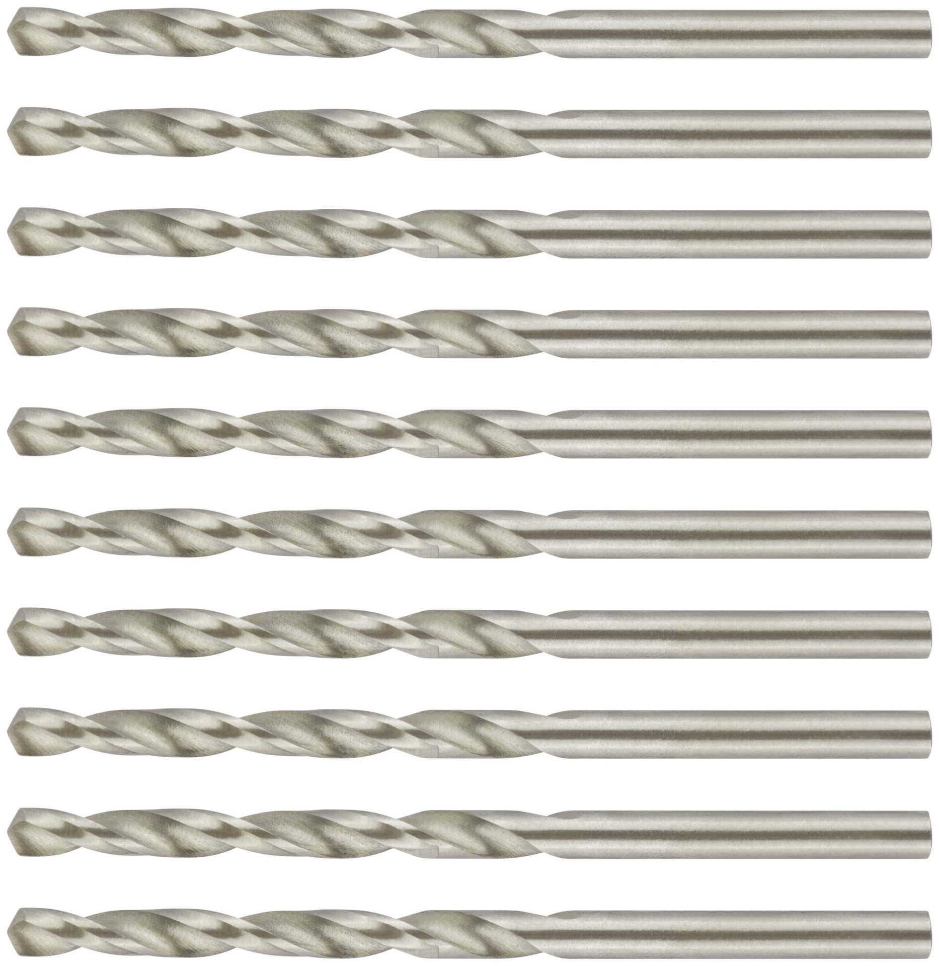 Сверла по металлу HSS полированные 4,0 мм (10 шт.) (33740)