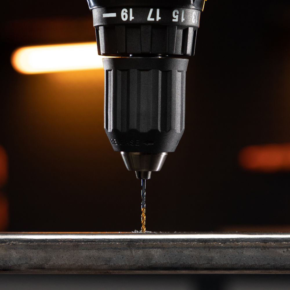 Сверло по металлу, 2,5 мм, HSS-Tin, Golden Tip, 10 шт. Denzel (717204)