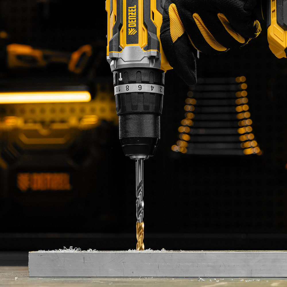 Сверло спиральное по металлу 8,5 x 117 мм, Р6М5, Golden Tip Denzel (718240)