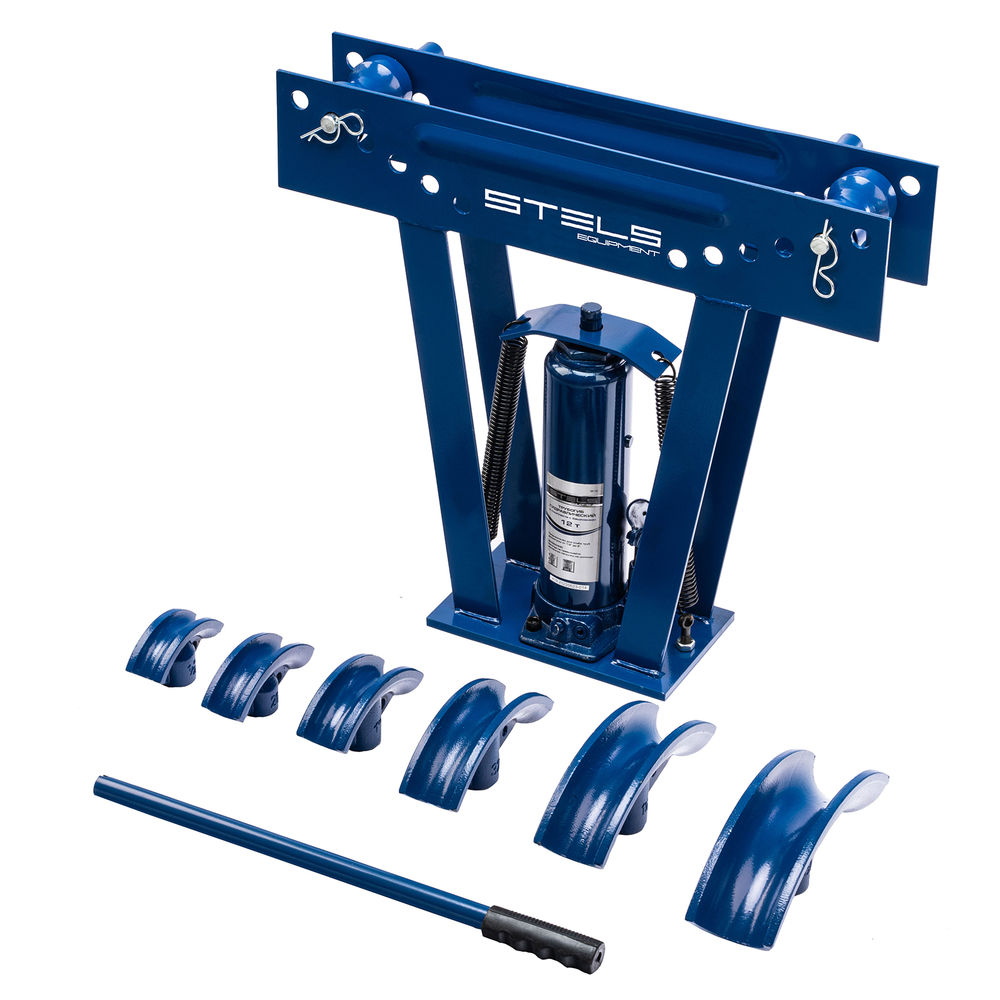 Трубогиб гидравлический, 1/2-2, 12 т, в комплекте с башмаками Stels (18116)