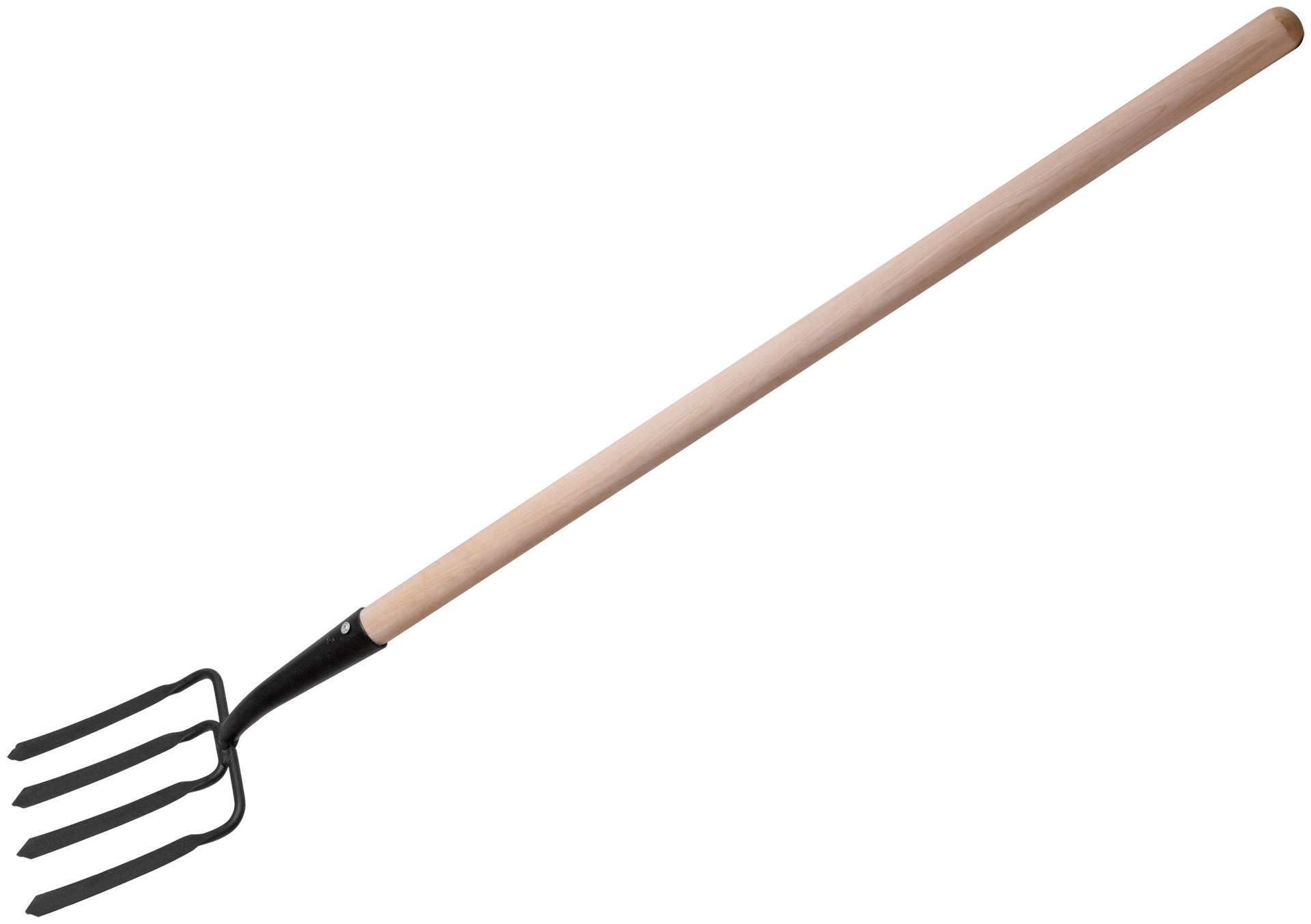 Вилы 4-х рогие копальные с деревянным черенком 190х220х1320 мм (76990)