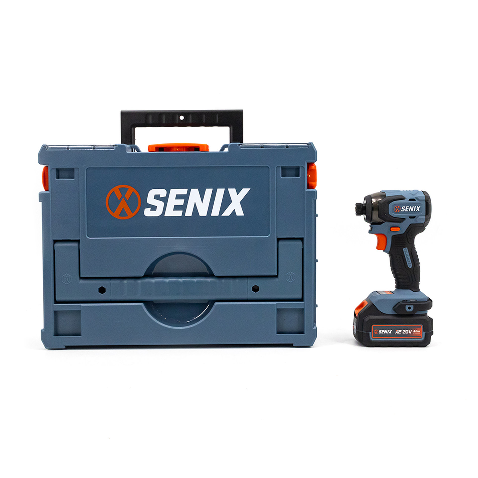 Импульсный шуруповерт, 180Нм, 1х4Ач, ЗУ, кейс X2 20В