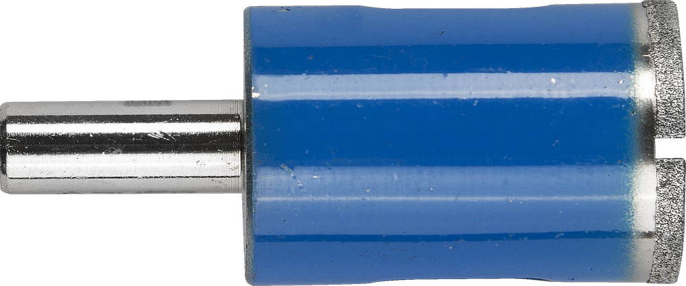 Сверло трубчатое алмазное d 20 мм, Р100, цилиндрический хвостовик, для дрели ЗУБР Профессионал 29860-20