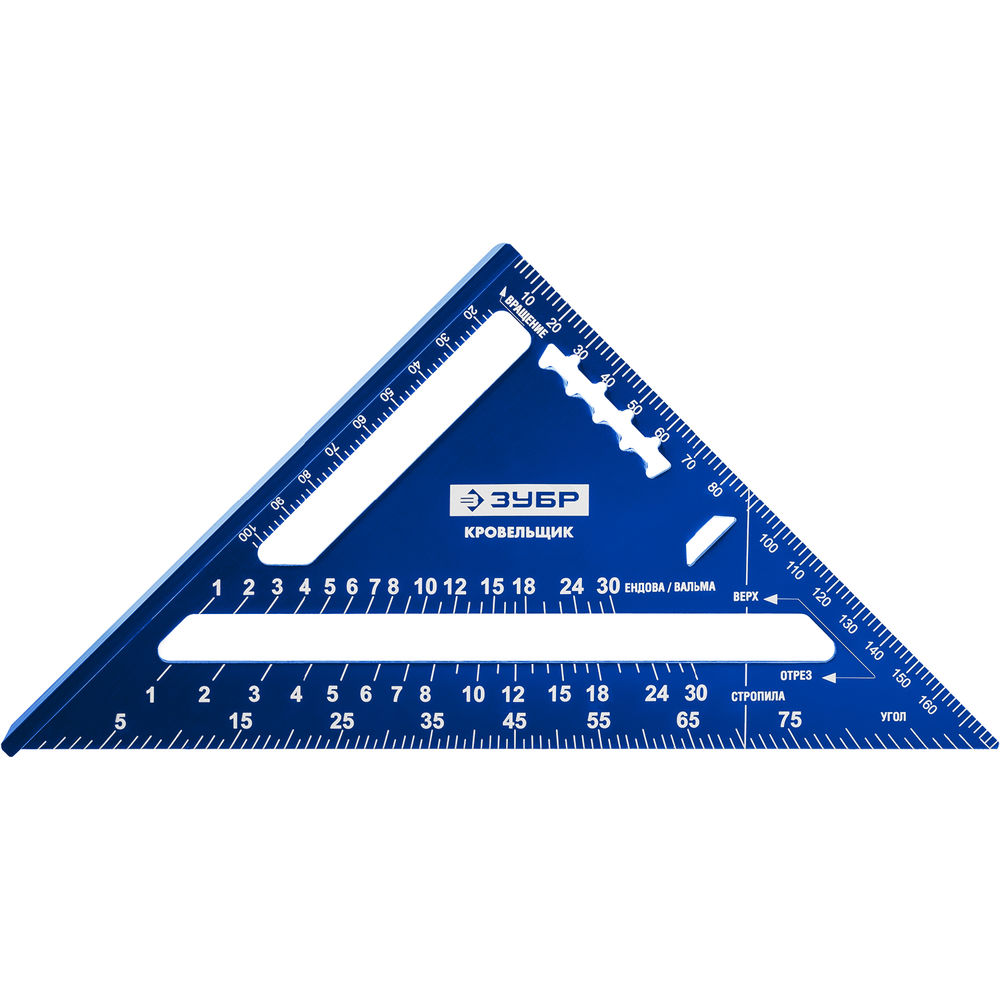 Универсальный кровельный угольник Кровельщик, 180 мм, 5-в-1 ЗУБР Профессионал 34391-18