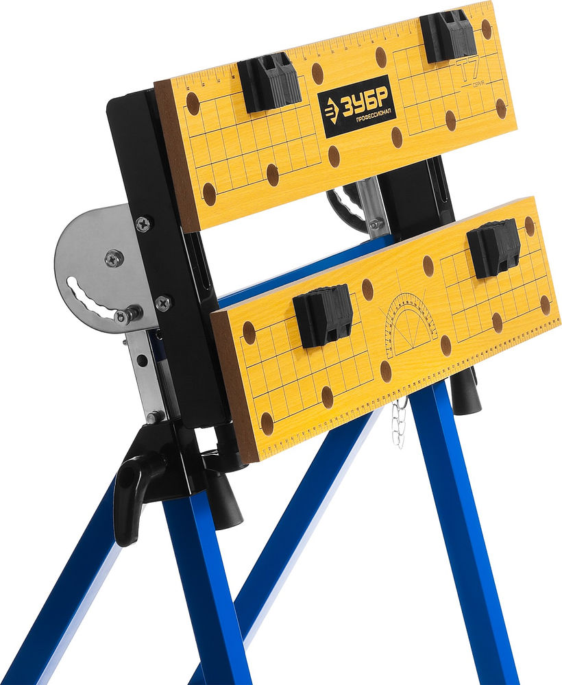 Складной столярный верстак 605х490х810 мм T7 ЗУБР 38728