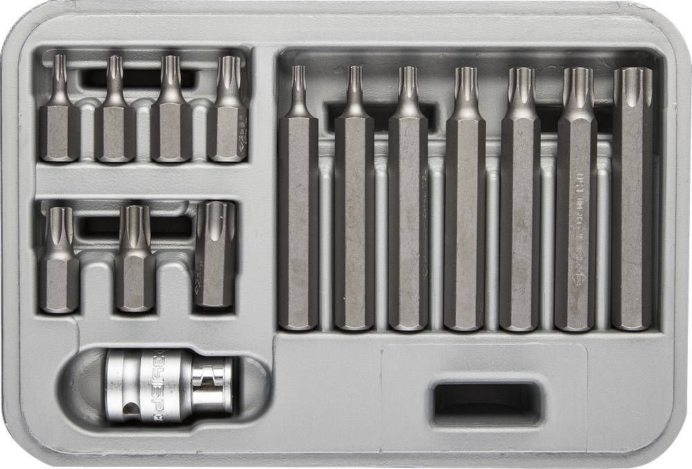 Набор специальных бит Torx, 15 шт ЗУБР 2651-H15_z01