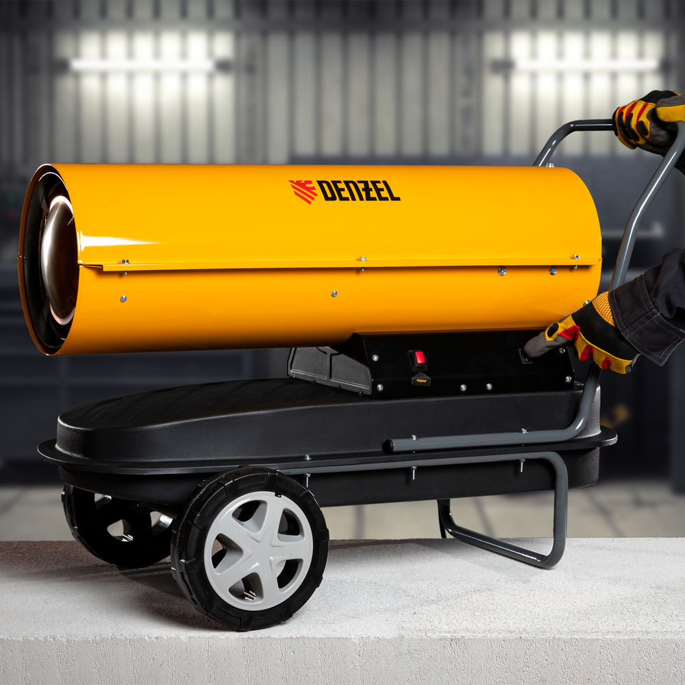 Дизельная тепловая пушка DHG-30, 30 кВт, 750 м3/ч, прямой нагрев Denzel (96484)