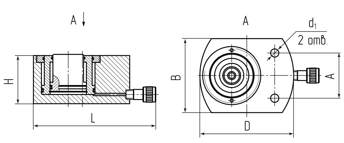 Домкрат низкий телескопический ДН20М26Т (КВТ) 84594