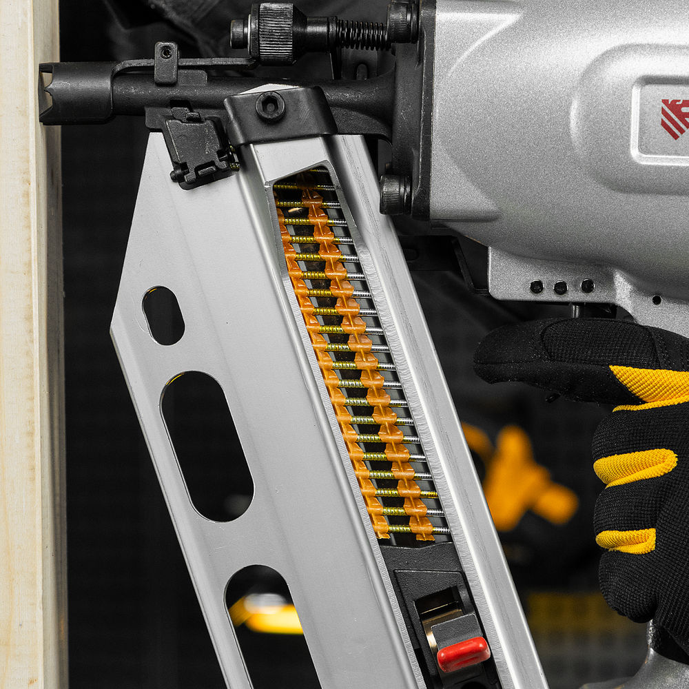 Гвозди для пнев. нейлера (оцинк.) длина - 50 мм, диам. - 2,9 мм, 2000 шт. Denzel (57682)