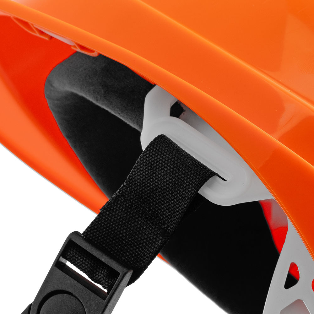 Каска защитная ударопрочная, ABS/PC, плавная регулировка, модель «Форвард» (К-05)оранж. Denzel (89206)