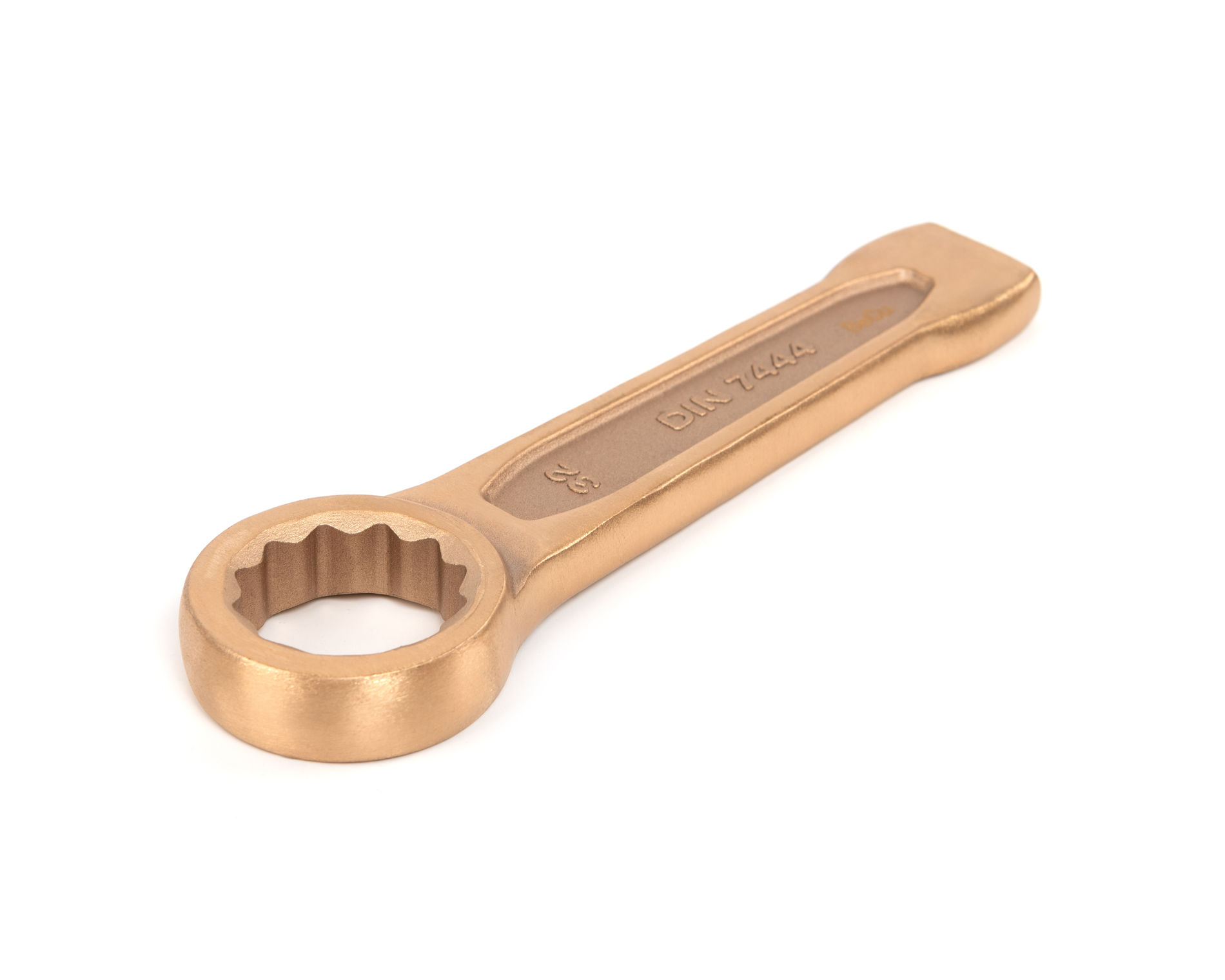 Ключ гаечный накидной ударный 32 искробезопасный сплав BeCu 160-32, HORTZ