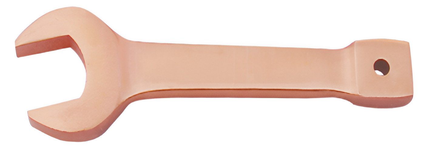 Ключ гаечный рожковый ударный облегчённый 32 искробезопасный сплав BeCu 141A-32, HORTZ