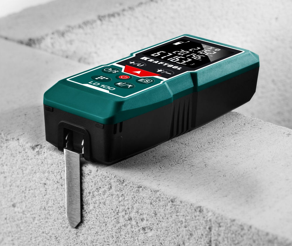 Дальномер лазерный 5 см - 100 м LD-100 KRAFTOOL 34765