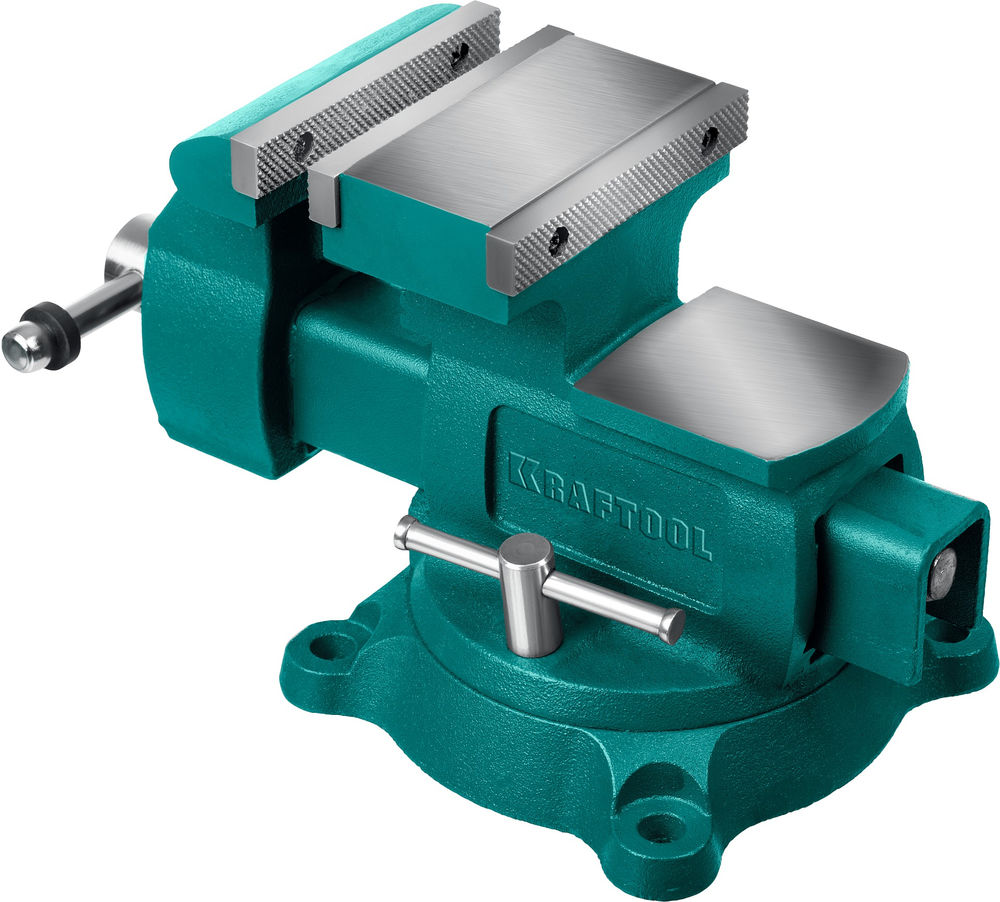 Тиски слесарные 200 мм, расход 368 мм Reversible KRAFTOOL 32705-200