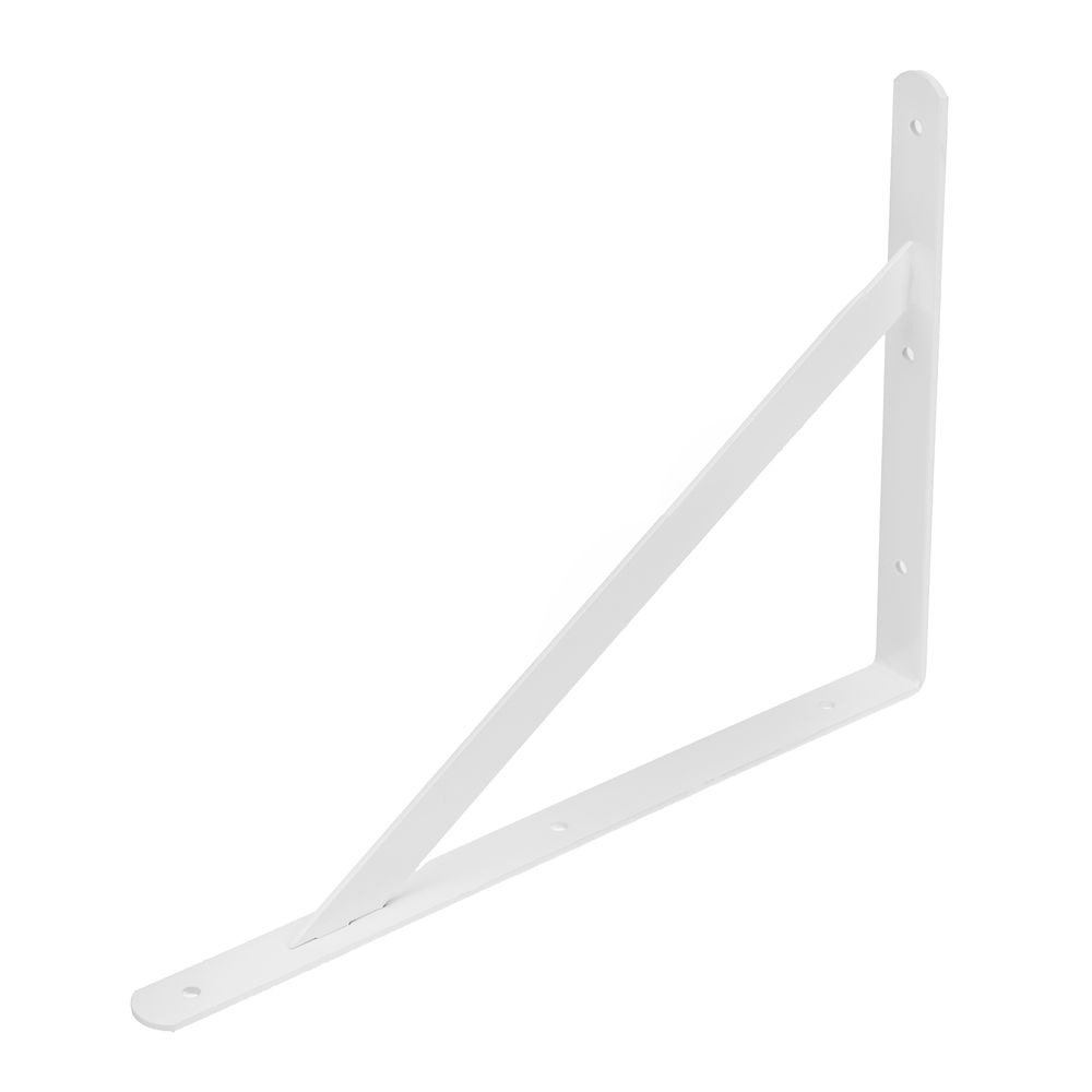 Кронштейн усиленный, 400 х 280 х 30 х 4 мм, белый Сибртех (94047)