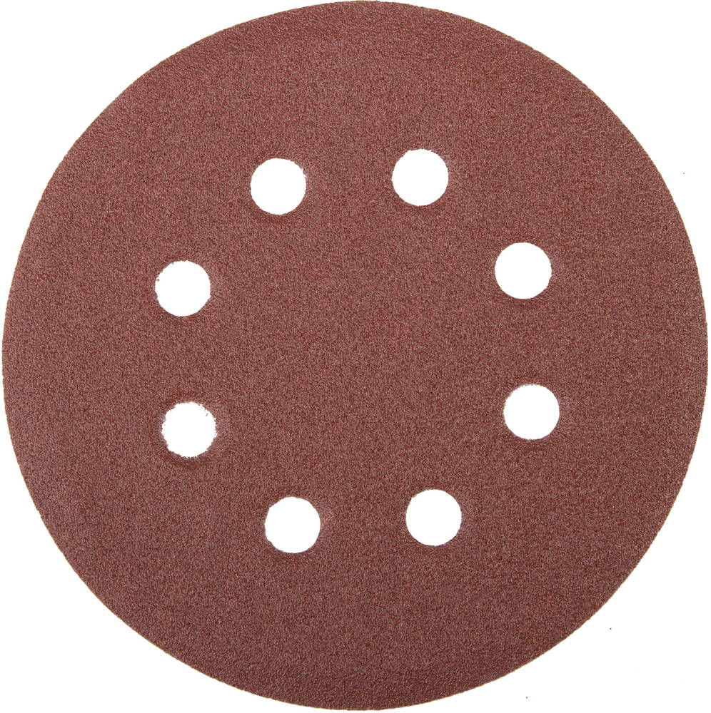 Круг шлифовальный универсальный MASTER 125 мм, 8 отверстий, Р100, 5 шт STAYER 35452-125-100