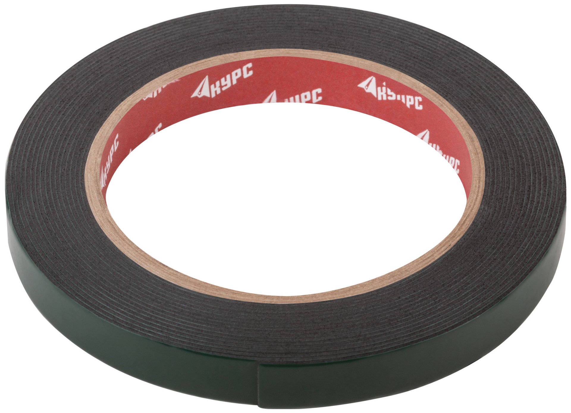 Лента монтажная клейкая на вспененной основе, черная 12 мм х 5 м (11781)