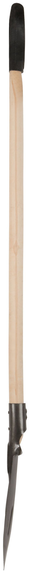 Лопата штыковая, рельсовая сталь, с деревянным черенком 210х385х1440 мм (77193)