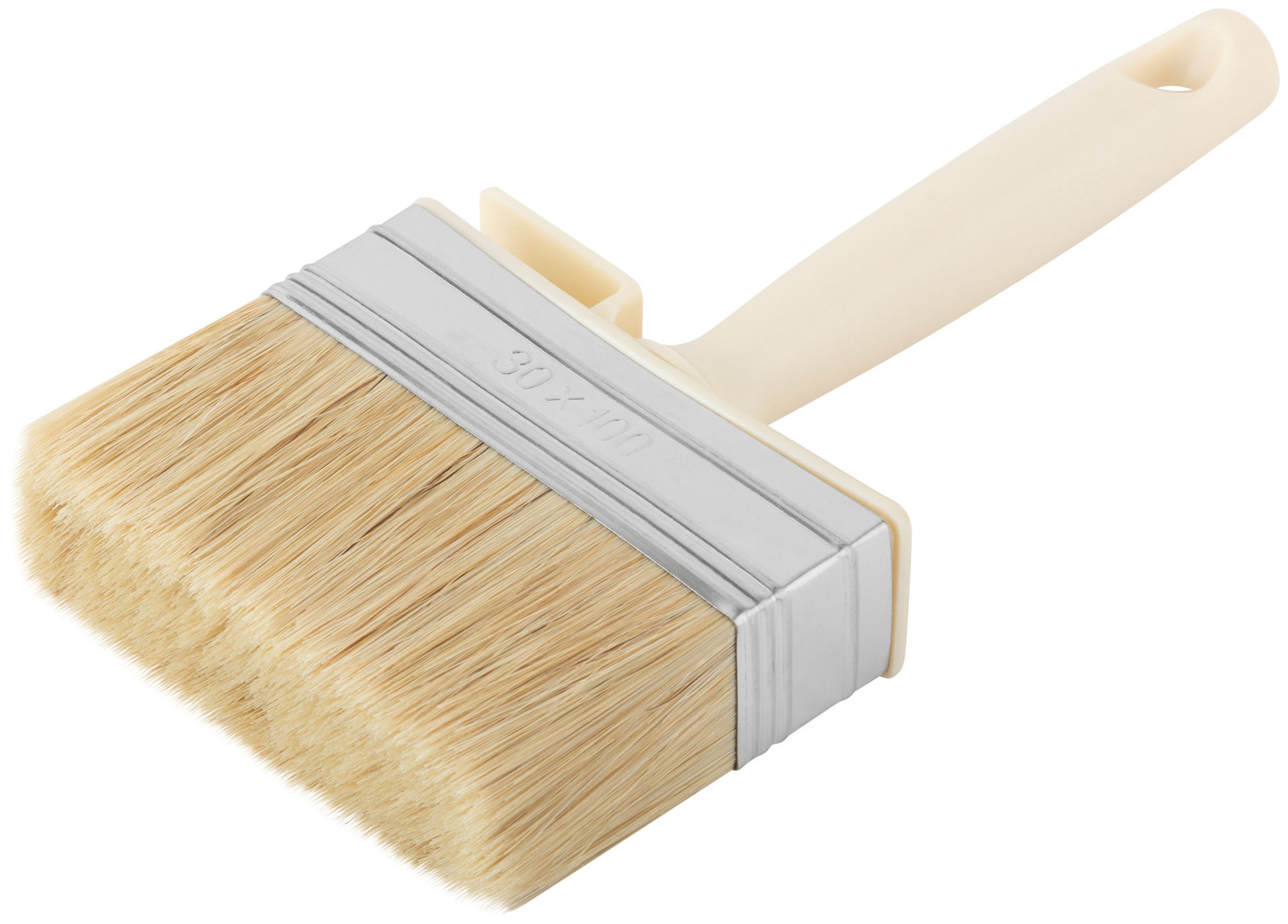 Макловица, натур. светлая щетина, пластиковый корпус мини 30 х 100 мм (01651)