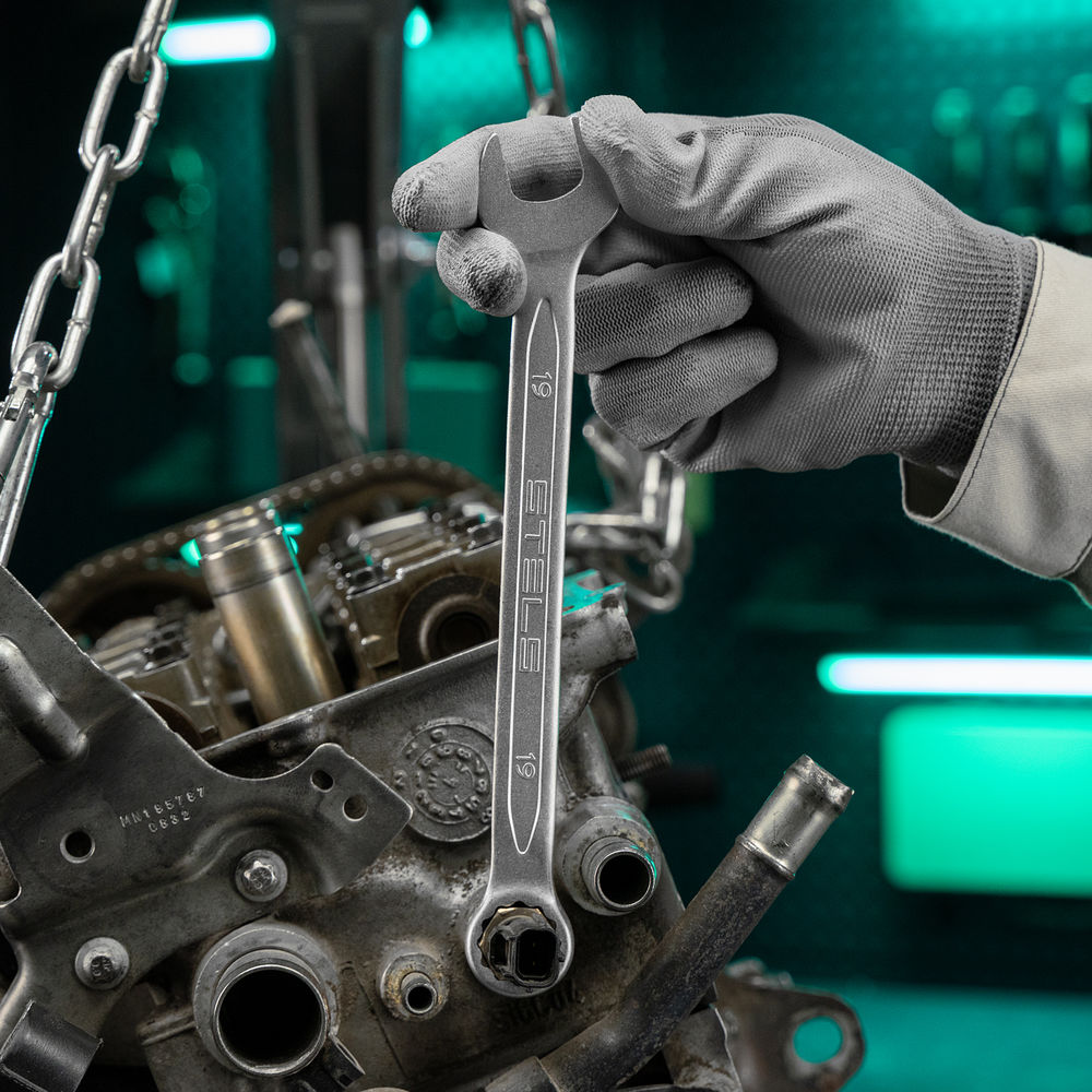 Набор инструментов, 1/4, 1/2, Cr-V, S2, усиленный кейс, 119 предметов Stels