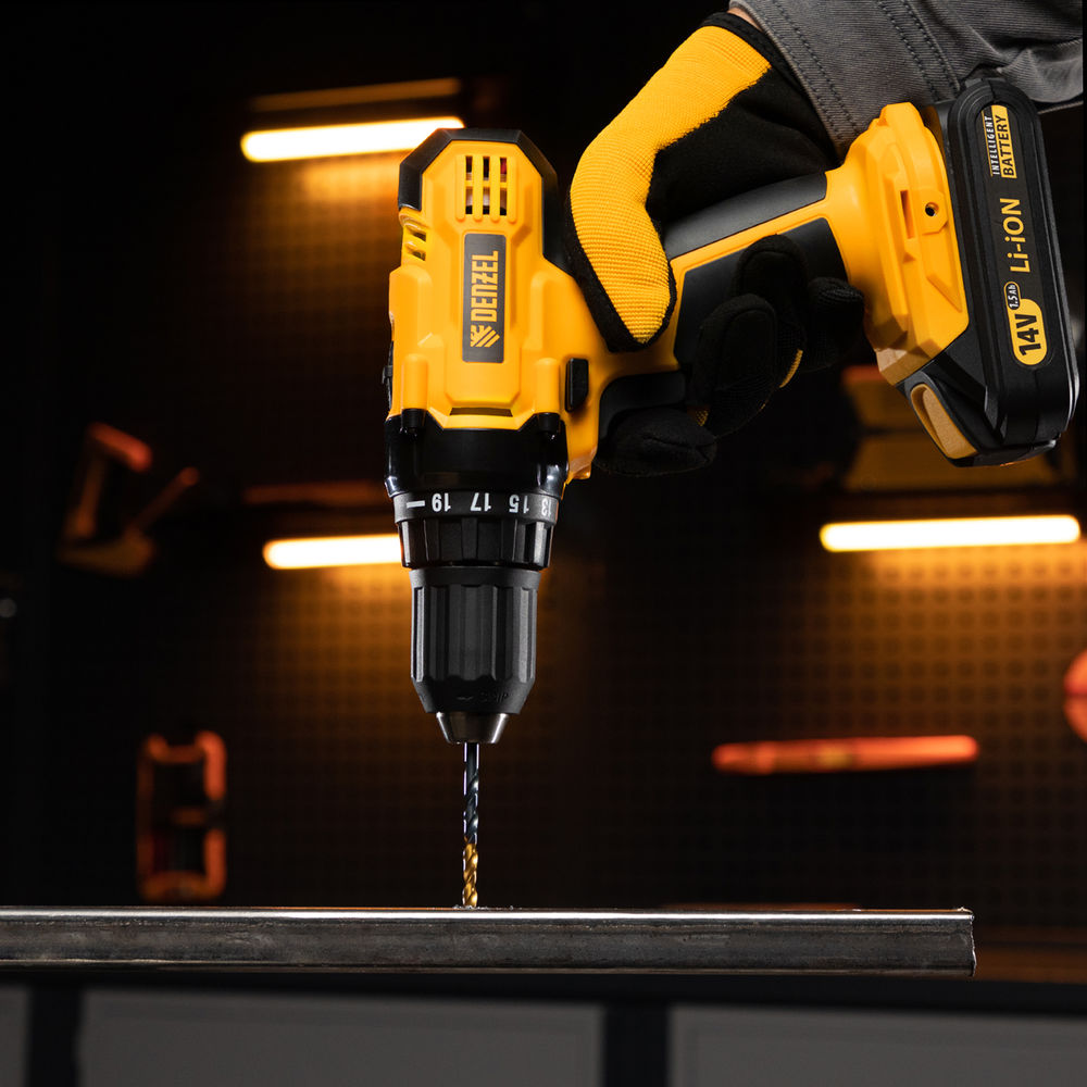 Набор сверл по металлу, 1-10 мм, HSS-Tin, Golden Tip, 10 шт Denzel (72316)