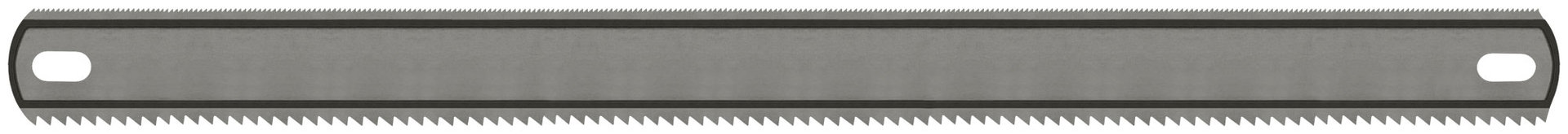 Полотно ножовочное металл/дерево ( 24 TPI / 8 TPI ), каленый зуб, широкое двустороннее, 300х24 мм, 1 шт./ ПВХ конверт (40161)