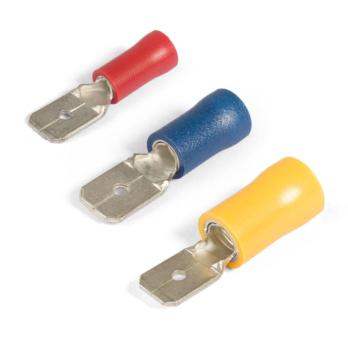 Разъем кабельный плоский изолированный «папа» ВРПИ-П 6.0–(6.3) серия ПРОФИ (КВТ) (59133)