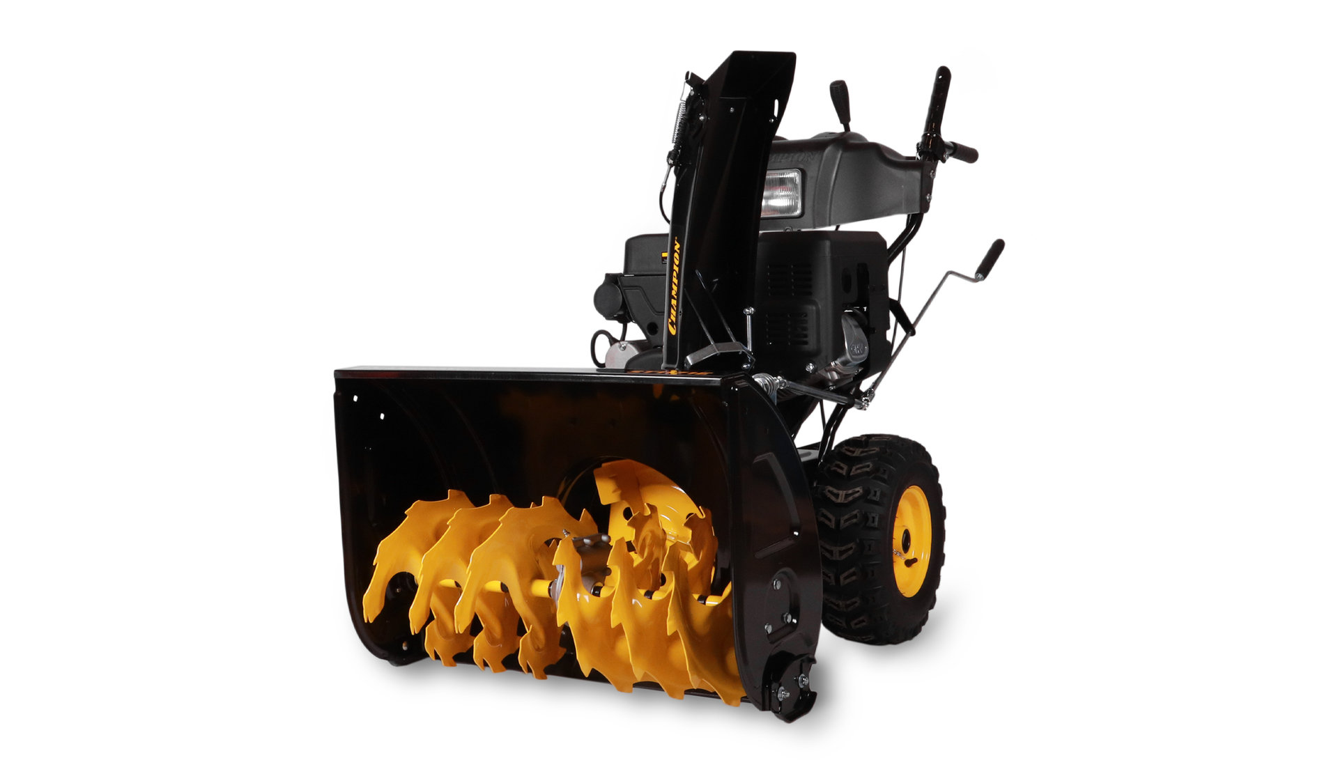 Снегоотбрасыватель CHAMPION ST1171E (12лс70см6F/2Rколеса5,5л123,5кг эл.старт,фара,обогрев,зимн.дв.) (ST1171E)