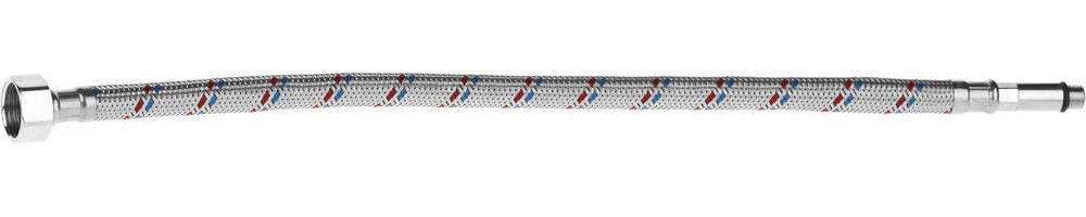 STAYER 1/2?, 0.4 м, гайка-штуцер, гибкая подводка с удлиненным штуцером для смесителей, Professional (51017-040)