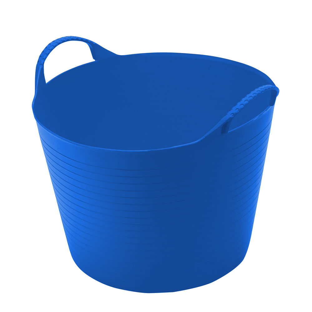 Ведро гибкое сверхпрочное, 28 л, синее, Сибртех (67523)