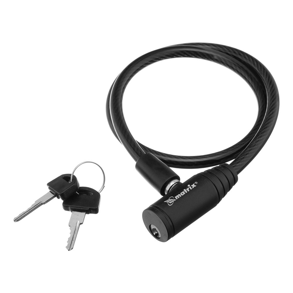 Замок тросовый универсальный, 8 х 650 мм Matrix (91830)