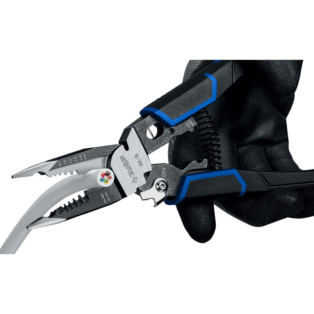 Клещи электромонтажные ЭК-6 6-в-1 210 мм ЗУБР Профессионал 23348