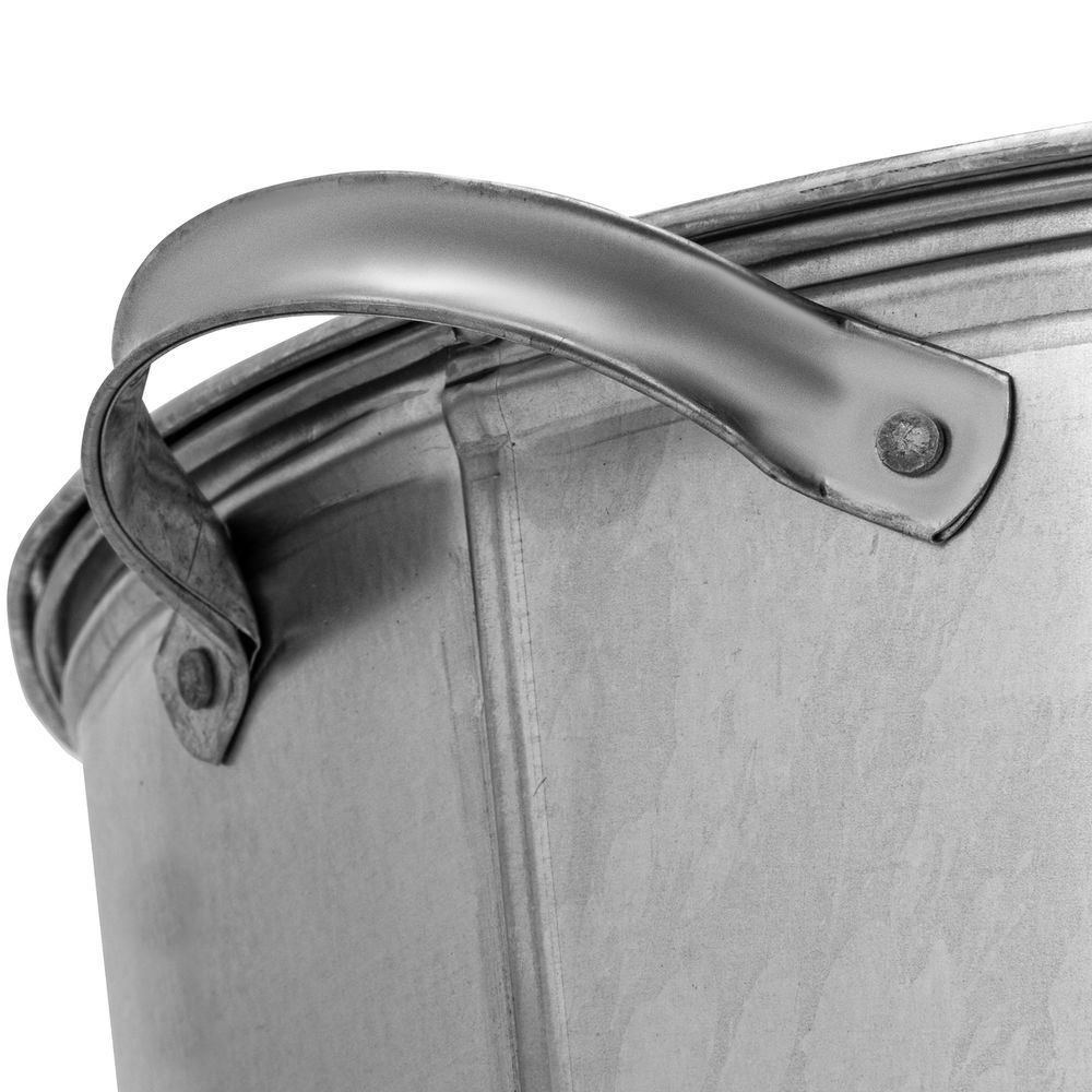 Бак для воды оцинкованный с крышкой (крышка с ручкой) 32 л, без крана (67549)