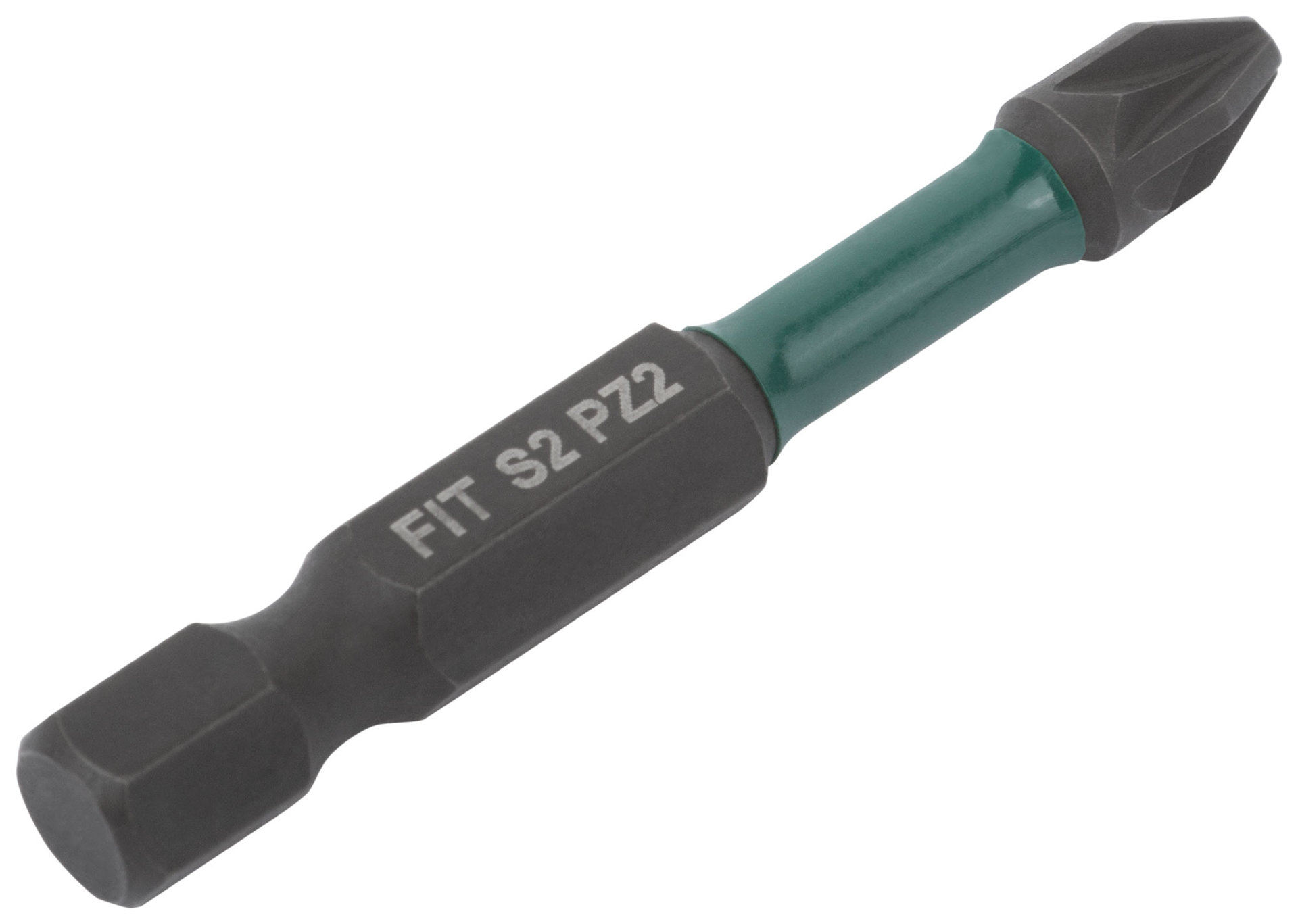 Биты кованые ударные, сталь S2, односторонние 50 мм PZ2, Профи 10 шт., блистер (57486)