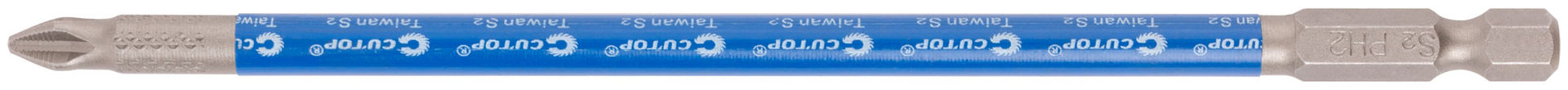Биты стальные, 2 шт., CUTOP Profi, PH2, 150 мм (83-341)