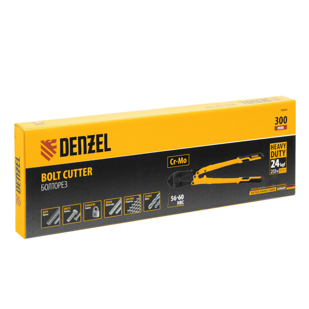 Болторез 300 мм 12, Cr-Mo Denzel