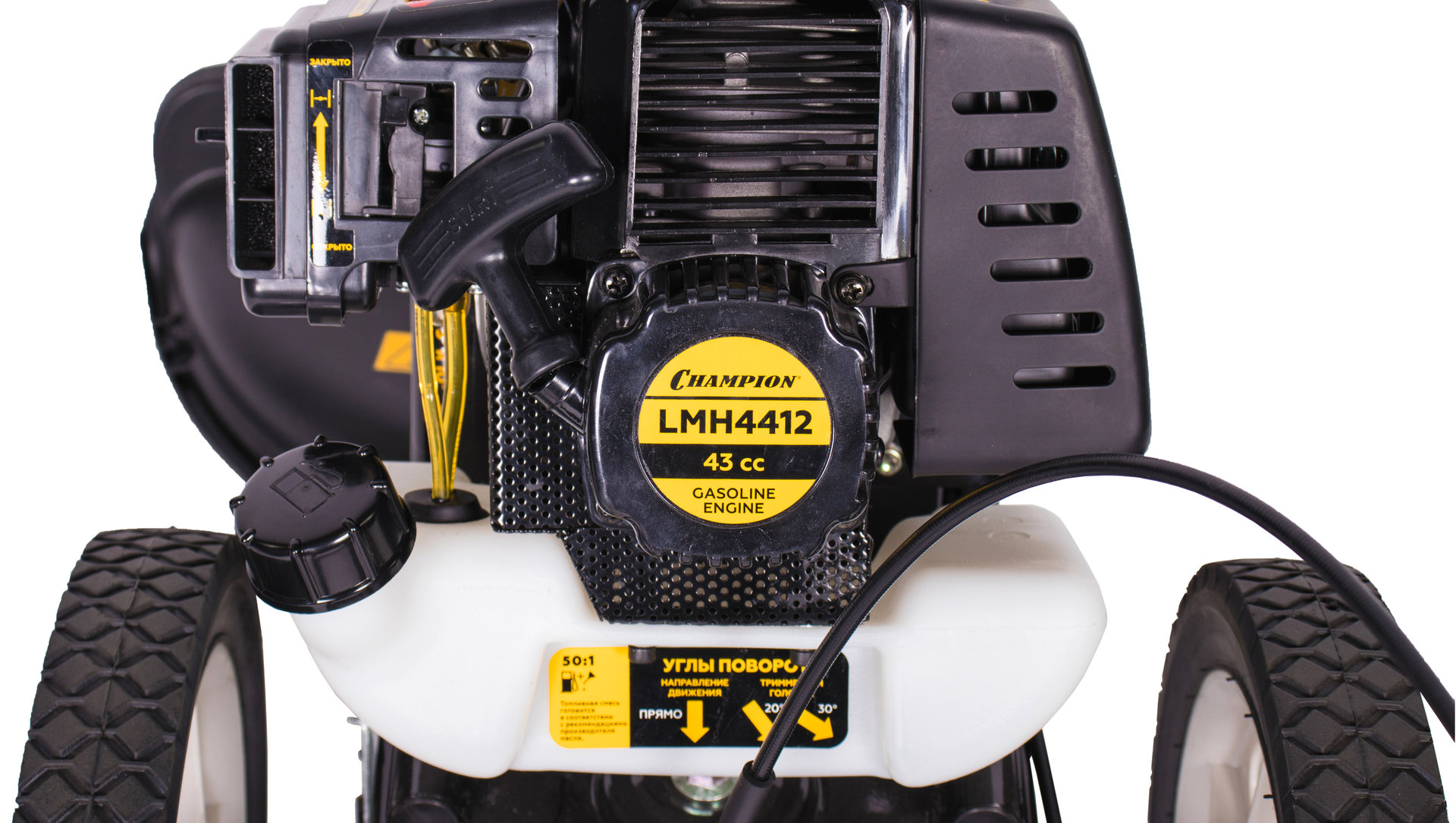 Газонокосилка CHAMPION LMH4412 (1,2кВт 432мм 18кг корд 2-4мм/420мм) (LMH4412)