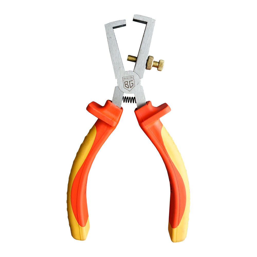 Клещи для снятия изоляции диэлектрические до 1000V 175 мм BERGER BG1210