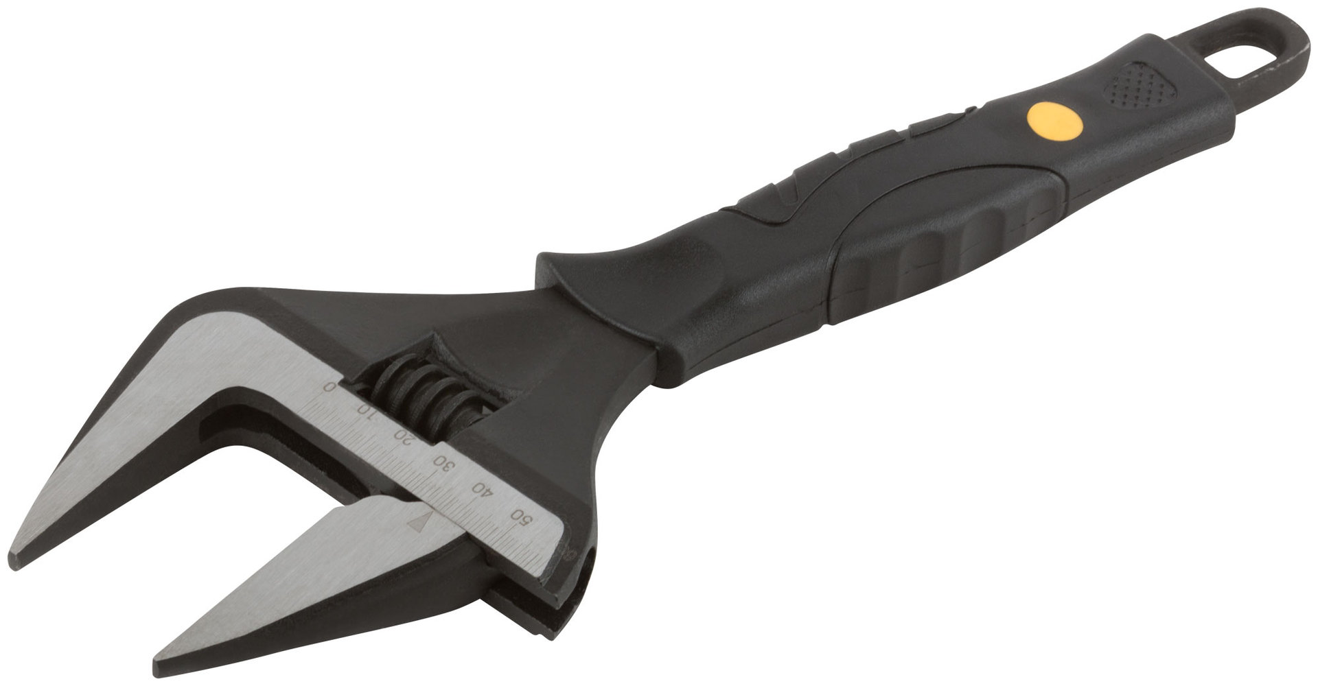 Ключ разводной Контур, узкие губки, шкала, экстра увелич.захват, ПВХ накладка на ручку 300 мм ( 60 мм )